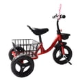 thumbnail image 3 of Triciclo para niños de 1 a 6 años, triciclo para exteriores para niños pequeños, juguete para montar en bicicleta con pedal, cesta de almacenamiento para niños y niñas, triciclo de regalo L, 3 of 15