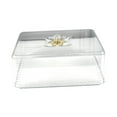 thumbnail image 2 of Tapa para alimentos, rectangular, transparente, a prueba de polvo, para servir platos. Longitud 30 cm, 2 of 9