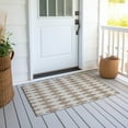 thumbnail image 6 of Addison Rugs Chantille Indoor/Outdoor Transitional Diamonds Taupe Washable Rectangle Rug, 1'8" x 2'6", 6 of 6