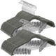 thumbnail image 1 of Perchas para Pantalones, 30 Perchas de Terciopelo, 42.5 cm de Largo, con Clips Ajustables, Antideslizantes, Gris, 1 of 8