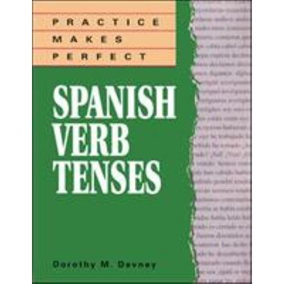Pre-Owned Spanish Verbs Tenses (Paperback) 0844273341 9780844273341
