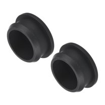 Uxcell Silicone Snap in Locking Hole Plugs For Kitchen Bulkheads Waterproof Sealing Plugs Black 30mm 2