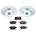 thumbnail image 3 of PowerStop Rear Z23 Evolution Sport Carbon-Fiber Ceramic Brake Pad and Drilled & Slotted Rotor Kit Fits: FIAT Select Models K6838, 3 of 10