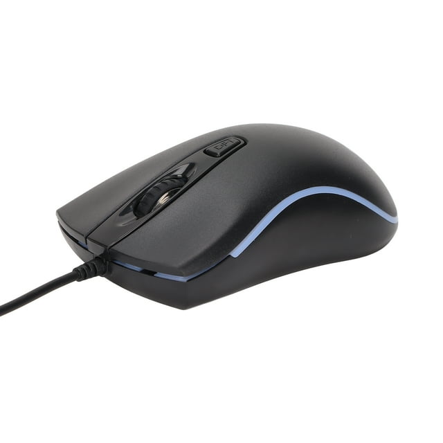 Gaming Mouse, Streamlined Shape Adjustable DPI Wired Mechanical Mouse Ergonomic Design For Home For Office For Dorm