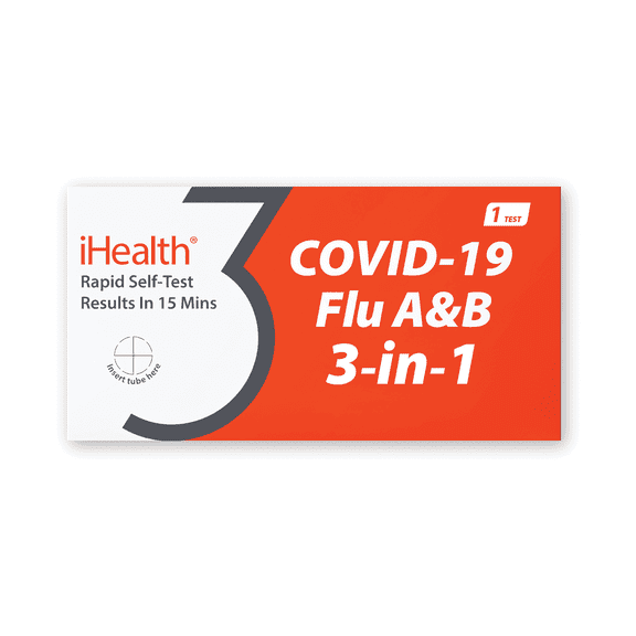 iHealth COVID-19/Flu A&B Rapid Test 1-Test