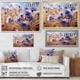 thumbnail image 4 of Designart "Cornflowers landscape III" Floral Floater Framed Canvas Print, 4 of 7