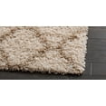 thumbnail image 5 of SAFAVIEH Daley Geometric Plush Shag Area Rug, Ivory/Beige, 2'3" x 4', 5 of 5