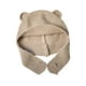 thumbnail image 5 of Gorro de punto Yinane con orejas de oso Gris, 5 of 5