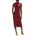 thumbnail image 2 of Endless Rose womens  Choker Tie Midi Dress, l, Red, 2 of 3