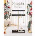 thumbnail image 2 of Expositor de Joyas Lolalet de 2 Niveles para Collares en Negro, 2 of 7