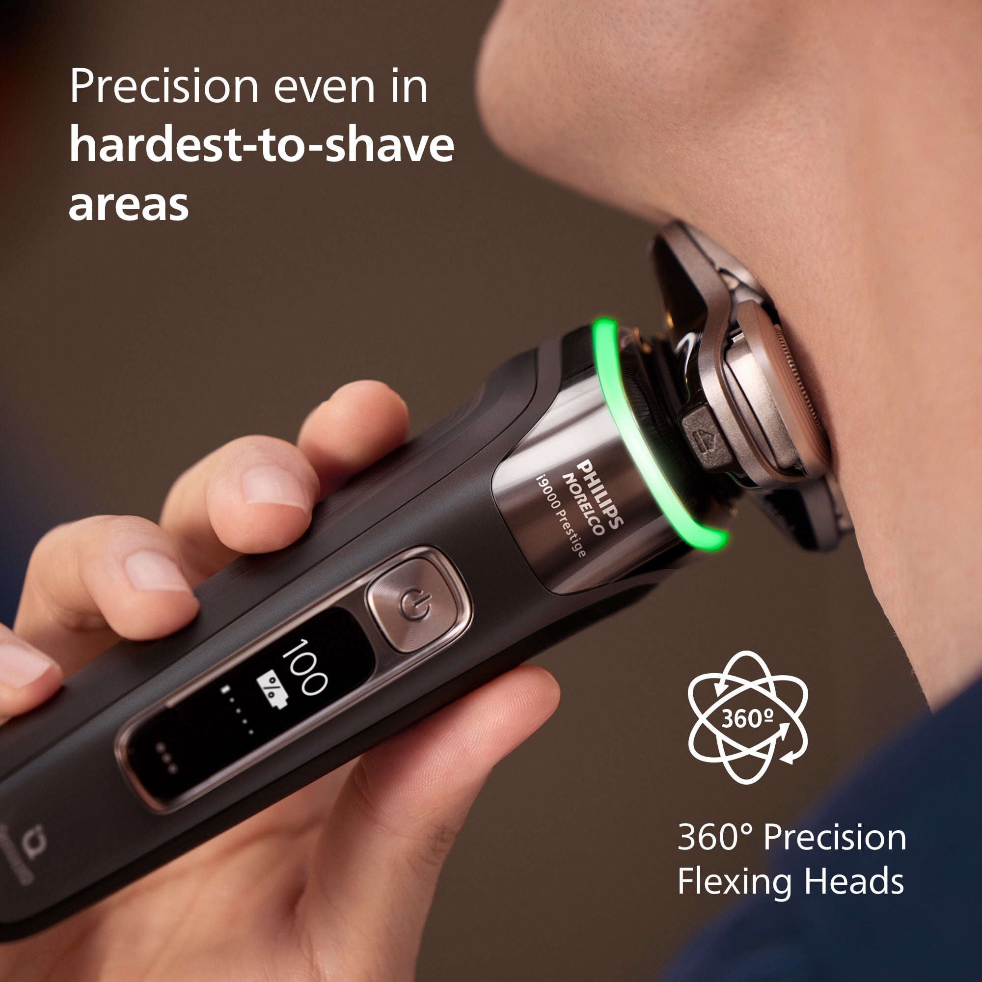 New Philips Norelco I9000 Prestige Rechargeable Wet & Dry Shaver