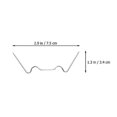 thumbnail image 4 of 100Pcs Greenhouse Glass Pane Clips Greenhouse W Wire Clips Glazing Z Type Clips, 4 of 4