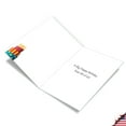 thumbnail image 2 of NobleWorks Oversize Birthday Greeting Card From Us 8.5 x 11 Inch with Envelope (1 Pack) Big, Jumbo Bday Bold Bright Cakes - Tiered J10346FBDG-US, 2 of 6