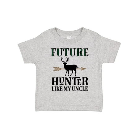 

Inktastic Bowhunting Future Hunter Like Uncle Gift Toddler Boy or Toddler Girl T-Shirt
