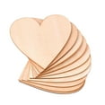 thumbnail image 2 of 10 Unids Formas De En Corazones Craft álbum Decoraciones Artesanía Suministro 10 Gloria Adorno de madera para bodas Bricolaje, 2 of 6