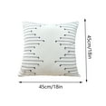 thumbnail image 2 of Dtchengua 18x18 Inches Geometric Three-dimensional Pillow Cover With Cotton And Linen Tassel Headboard Pillowcase Throw Pillows, 2 of 3