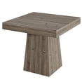 thumbnail image 2 of Fnova 31.5" Square Farmhouse Dining Table, Wood Coffee Table for 4 People, Modern Kitchen Table for Dining Room, Gray (Chairs Not Included), 2 of 9