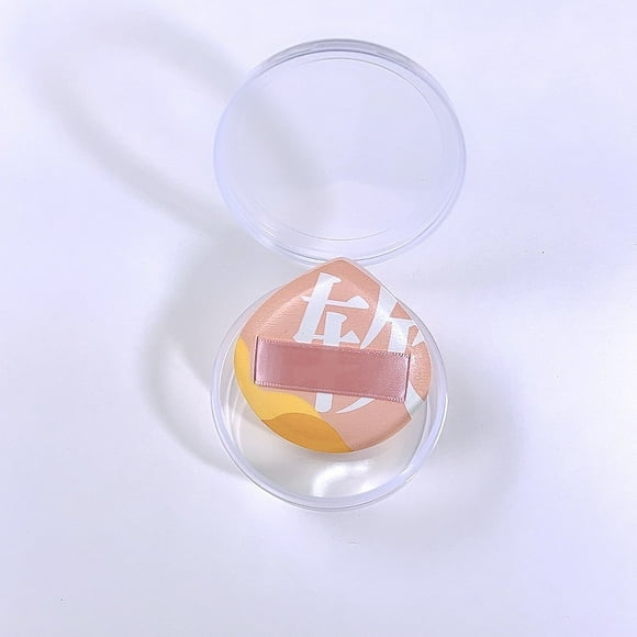 Nvzi 2 esponjas de maquillaje, esponja de maquillaje compacta Beauty Face Primer, esponja de repuesto para licuadora con caja de almacenamiento, rosa, A44, S