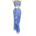 thumbnail image 3 of Rastogi Handicrafts 100% Cotton Hand Block Print Sarong Women's Cover-up Size - 73" x 44" (Blue-02), 3 of 4