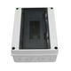 thumbnail image 2 of Cajas eléctricas, Caja de Conexiones a Prueba de Agua IP65 Caja de distribución de 12 vías Caja de Conexiones electrónicas de plástico para disyuntor, 2 of 14