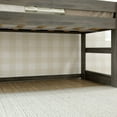 thumbnail image 4 of Max & Lily Loft Bed, Modern Farmhouse Wood Low Twin Loft Bunk Bed for Kids, Driftwood, 4 of 9