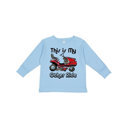 

Inktastic Mower My Other Ride Gift Toddler Boy or Toddler Girl Long Sleeve T-Shirt