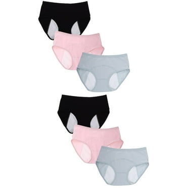 6 Pcs Girl's Physiological Pants Moisture-aborning Panties Anti-leak Period Useful Sanitary Women's