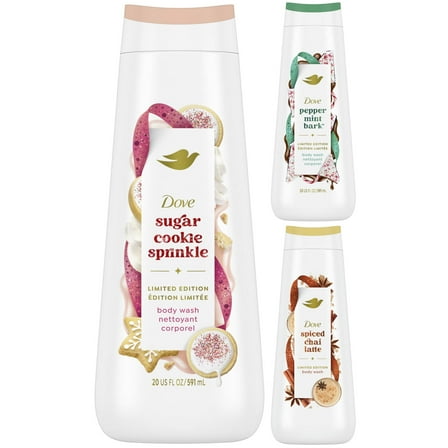Dove Winter Treats Body Wash Variety Set, 20 oz