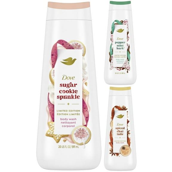 Dove Winter Treats Body Wash Variety Set, 20 oz