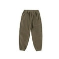 thumbnail image 4 of Corduroy Pants Boys Baggy Jogger Elastic Waist Boys Sweatpants Size 10-12 Teen Kids Toddler Pants with Pockets Activewear Workout Trousers, Size 2-15, 4 of 6