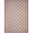 thumbnail image 2 of SAFAVIEH Courtyard Maksim Geometric Bordered Indoor/Outdoor Area Rug, 8' x 11', Red/Beige, 2 of 8
