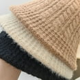 thumbnail image 6 of CoCopeaunts Bucket Hats for Women Knitted Twist Stretchy Basin Hat Fashion Accessories Fisherman Hat Winter Warm Sport Leisure, 6 of 8