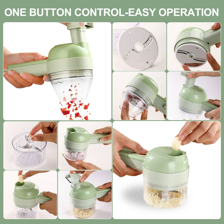 4 in 1 Vegetable Chopper - Onion Chopper with Container - Pro Food