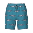 thumbnail image 4 of Lsque Mens Swim Trunks Cartoon Whale Pattern - Bathing Suit Compression Liner - Beach Swim Shorts Swimwear - (S-3XL) - Stretch Quick Dry -Medium, 4 of 9