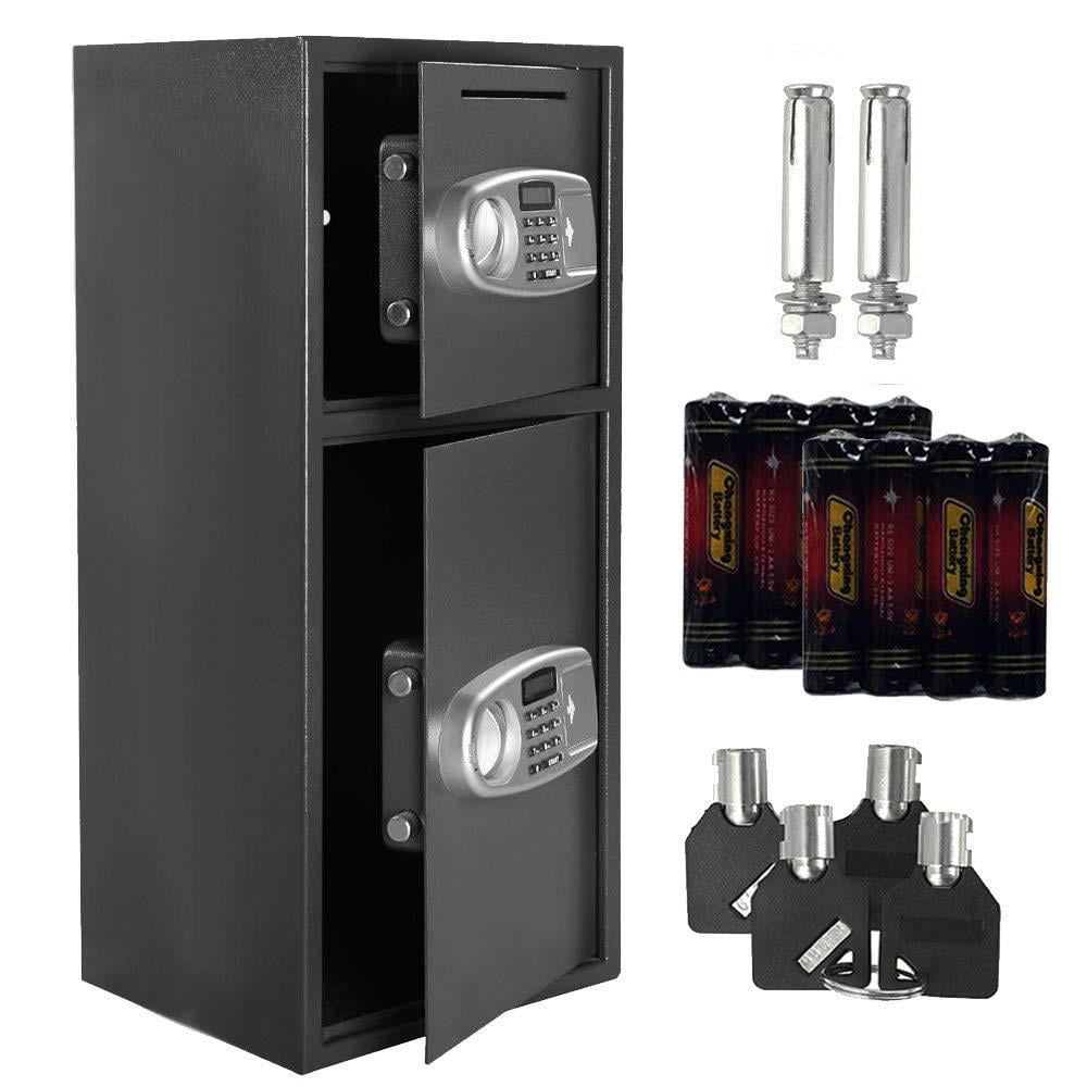 Ktaxon Large Security Safe Box Double Door Depository Safe Electronic