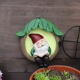 thumbnail image 2 of Gnomos luminosos para leer Colgante para jardín Adorno para colgar en árboles de jardín Adorno de resina para colgar en la pared, 2 of 7