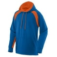 thumbnail image 2 of 5527 Fanatic Hooded Sweatshirt ROYAL/ORANGE L, 2 of 2