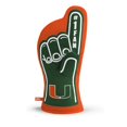 thumbnail image 1 of YouTheFan 5025716 Miami Hurricanes No. 1 Four Mitaine, 1 of 1