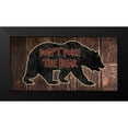 thumbnail image 2 of Lewis, Sheldon 24x14 Black Modern Framed Museum Art Print Titled - Dont Poke The Bear, 2 of 5