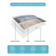 thumbnail image 5 of Quilts Full Size, Blue Wooden Grain Soft Comforter Bedding Set for Bed, Farmhouse Country Abstract Art Lightweight Quilted Bedspread with Pillow Cover(2 Pieces) for All Season, 78x90 Inch, 5 of 6