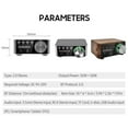 thumbnail image 3 of BT 5.0 Digital Power Amplifier 2x50W Dual Channel Audio System Lossless Stereo Sound Receiver Box Supports U-disk & TF Card Playback with 12V Adapter for Connecting Phone Tablet Laptop CD Player, 3 of 8