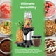 thumbnail image 3 of Suavo Smoothie Blender Licuadora personal portátil de 1100 W para batidos y batidos con 2 tazas y tapas para llevar de 22 oz, incluye molinillo de café portátil y licuadora mezcladora de encimera con, 3 of 5