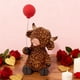 thumbnail image 3 of Decoraciones de San Valentín, adornos de San Valentín, regalos de San Valentín, figuras de vacas de las Tierras Altas con globos, vacas de resina sentadas y de pie con globos de aluminio en forma de c, 3 of 6