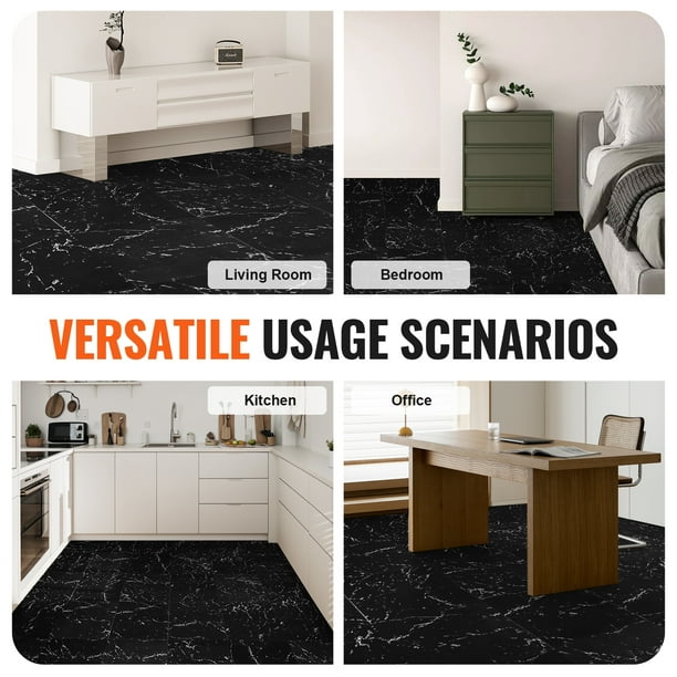 Lot De 15 Carreaux De Tapis à Coller 24x24 Cm - Revêtement De Sol Pelable Et Adhésif, Couleur Gris Clair