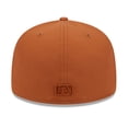 thumbnail image 4 of Men's New Era Brown Athletics Spring Color 59FIFTY Fitted Hat, 4 of 6