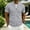 Gray, variant on Mens Short Sleeve Bomber Jacket Casual Lightweight Sport Varsity Jackets Waffle Full Zip Coat Track Jackets Running Athletic Active Jacket Big and Tall Size S-3XL White