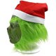 thumbnail image 3 of Navidad El Grinch Máscara de látex de cabeza completa Sombrero de Navidad para adultos Monstruo Cosplay Fiesta Disfraz Accesorios de disfraces -n687, 3 of 5
