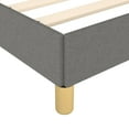thumbnail image 5 of vidaXL Bed Frame with Headboard Dark Grey 100x203cm Twin XL Fabric, 5 of 5