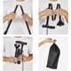 thumbnail image 4 of Bastón plegable de cuatro ruedas, bastón para hombre y mujer, bastón portátil con mango en T, altura ajustable, base antideslizante, 4 of 5
