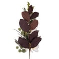 thumbnail image 4 of Vickerman 33" White Artificial Magnolia Swag., 4 of 4